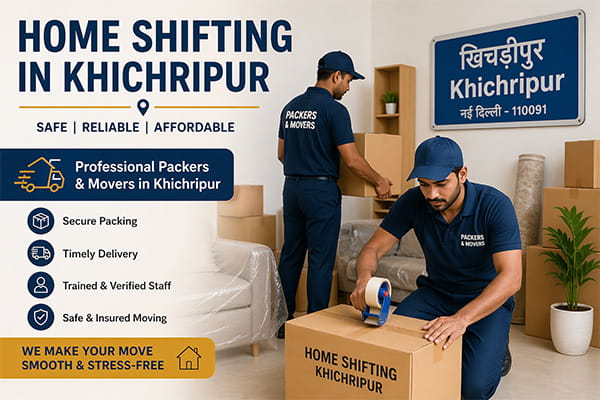 Home shifting experts in khichripur Delhi
