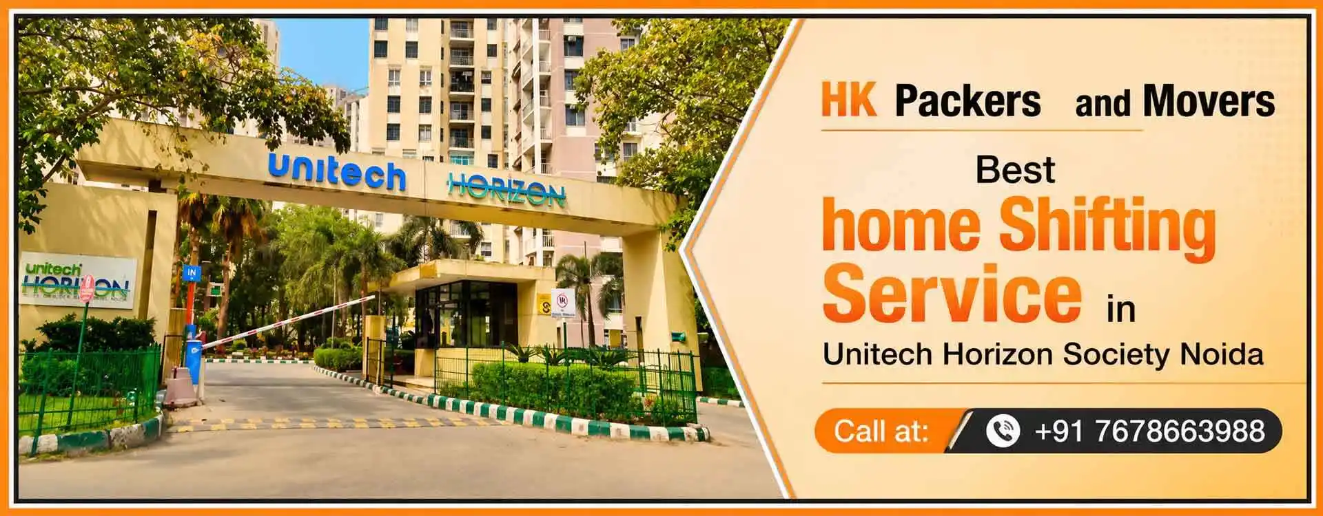 Home Shifting Service at unitech Horizons society Noida