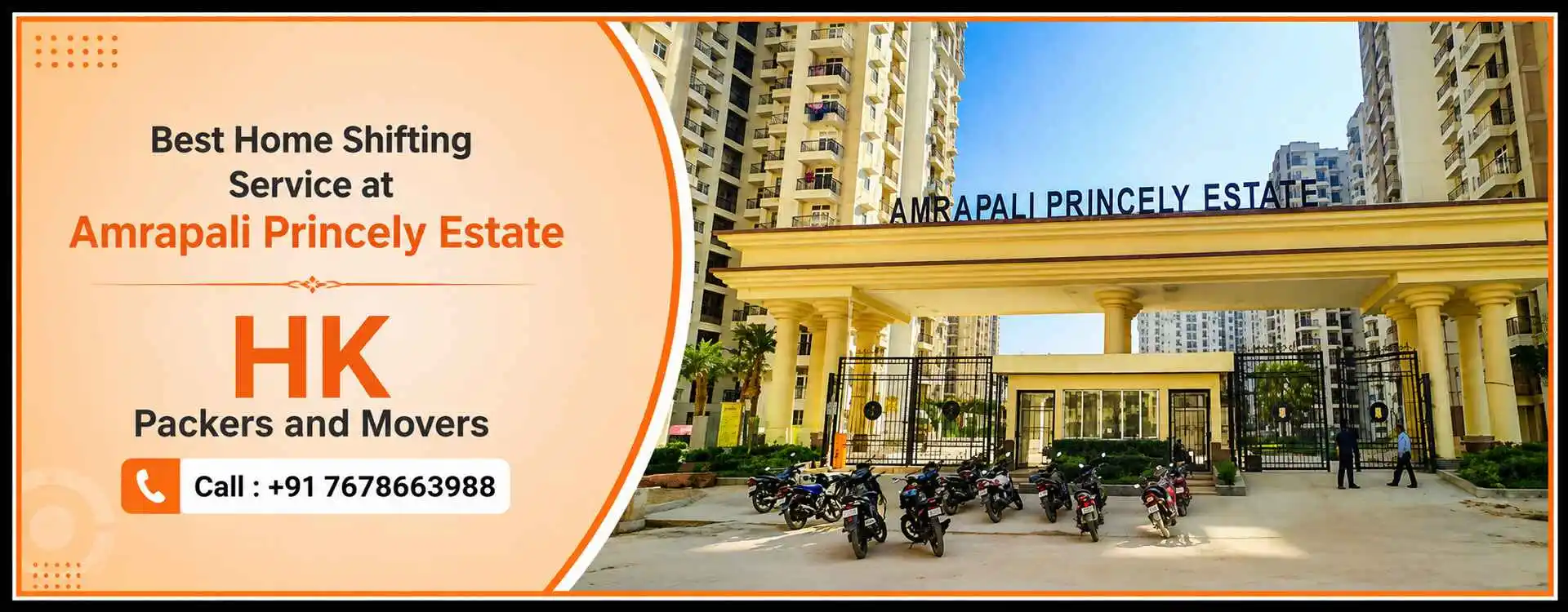 Home Relocation at Amrapali Princely Estate Society Noida