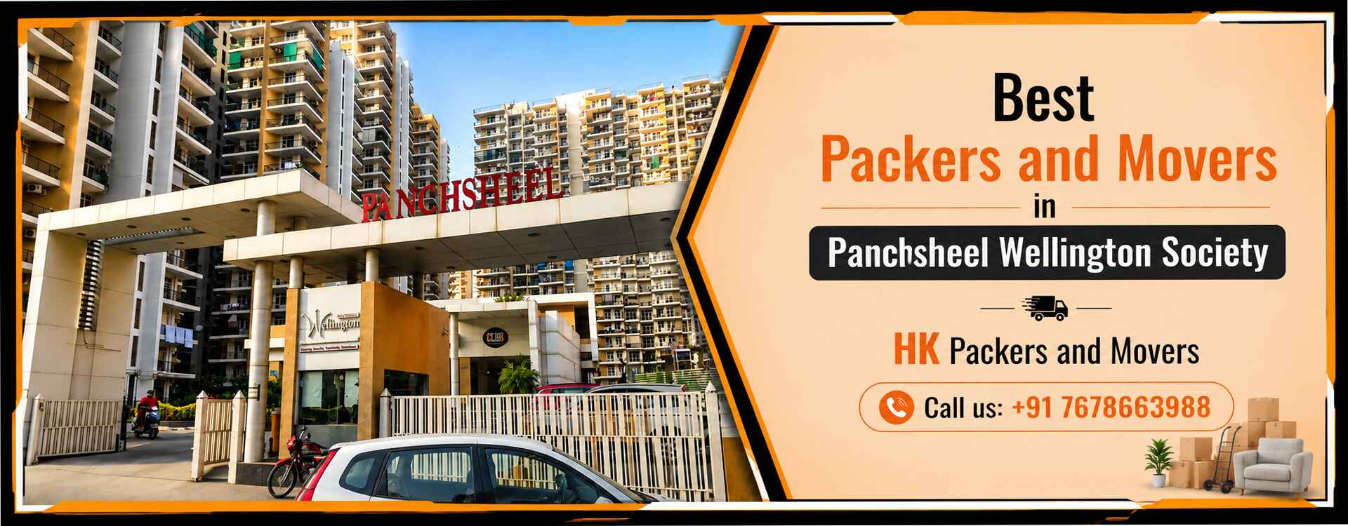 Panchsheel Wellington Crossing Republik Home Shifting