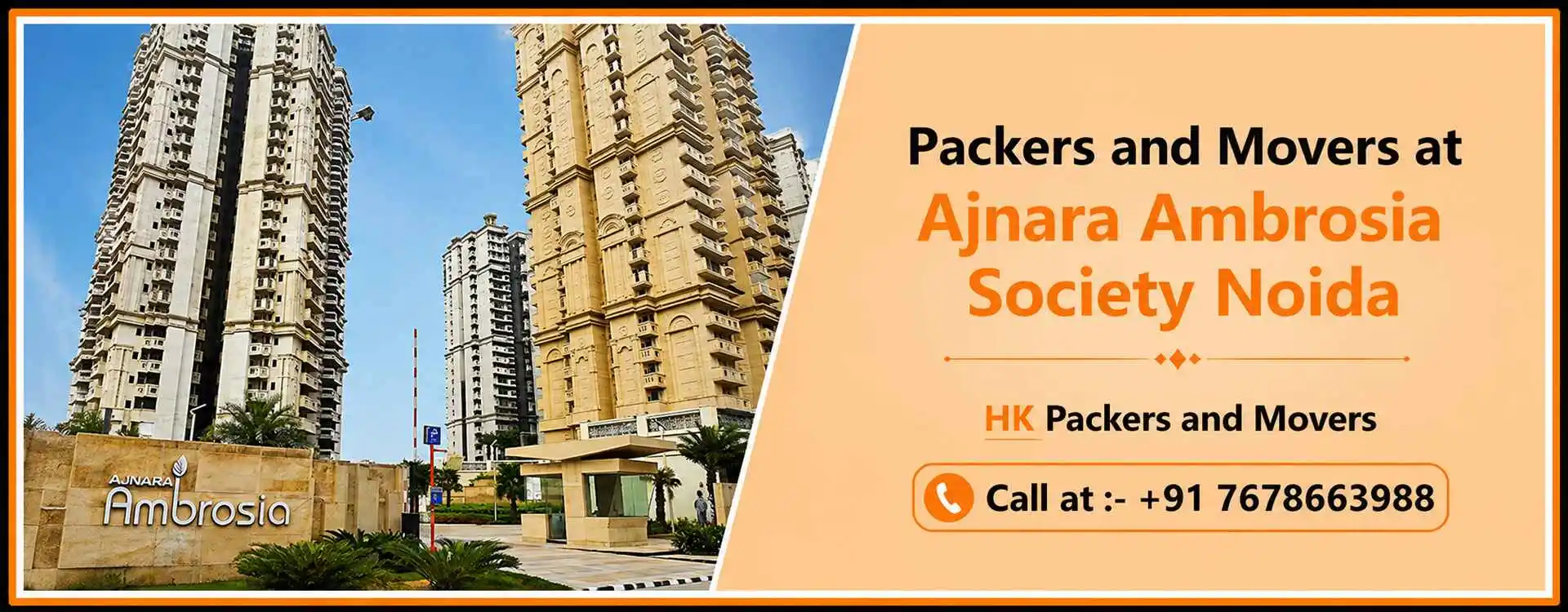 Ajnara Ambrosia Sector 118 Noida Home Shifting