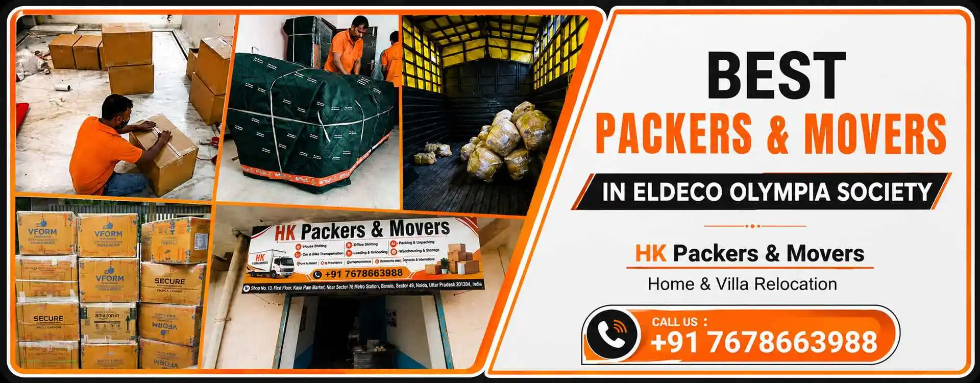 Eldeco Olympia Sector 93A Home Shifting Service