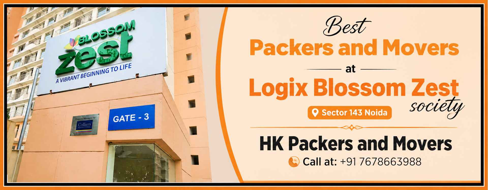 Logix Blossom Zest Sector 143 Home Shifting
