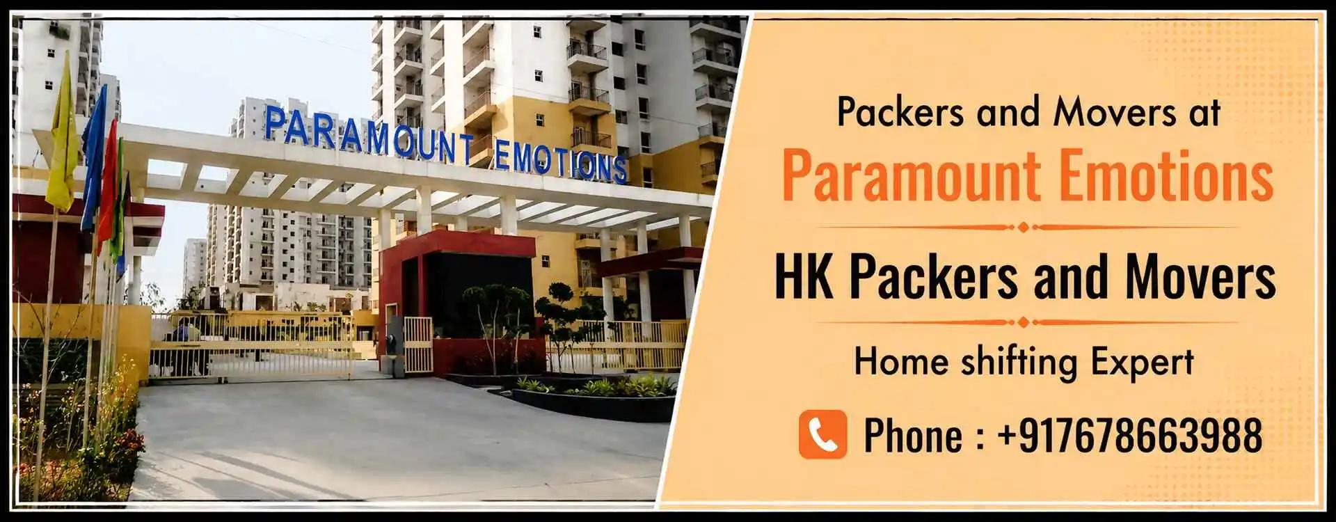 Paramount Emotions Sector 1 Home Shifting