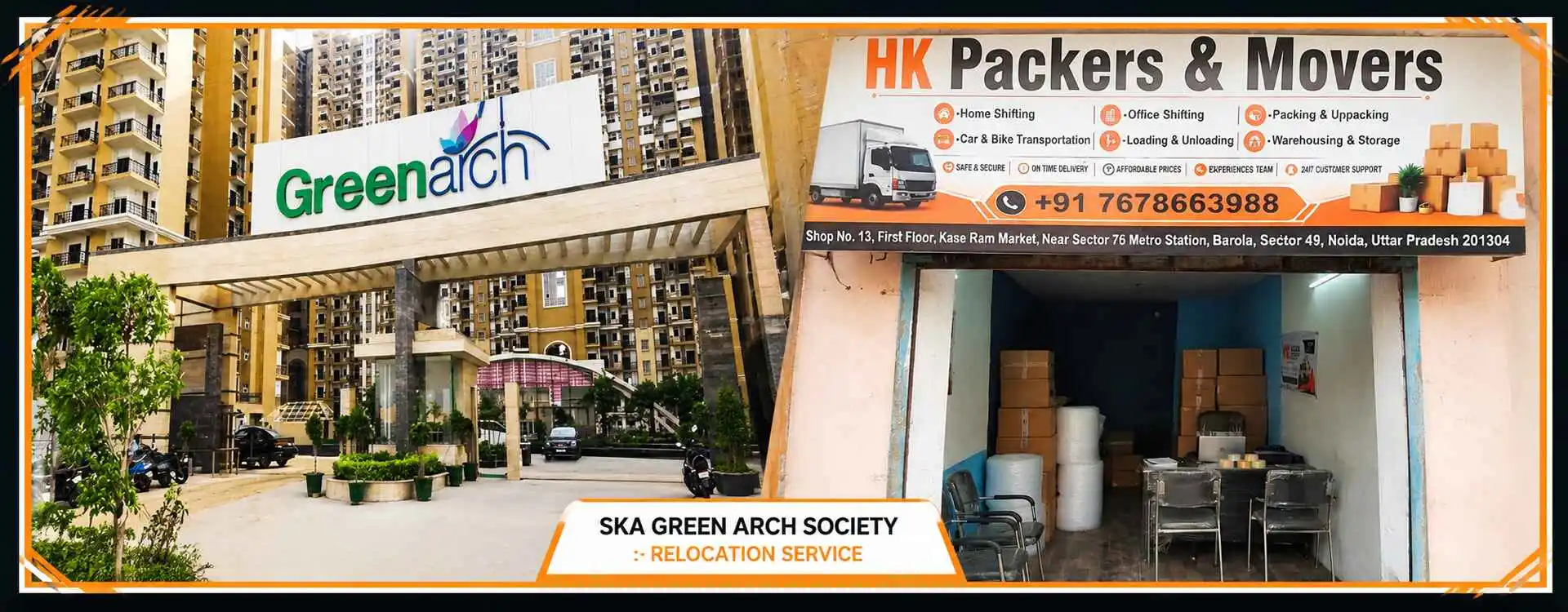 SKA Greenarch Sector 16B Greater Noida West Home Shifting Service